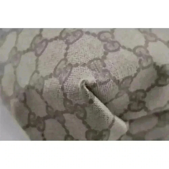 GUCCI Web Sherry Line Shoulder Tote Bag GG PVC, Vintage Authenticated - Picture 9 of 17